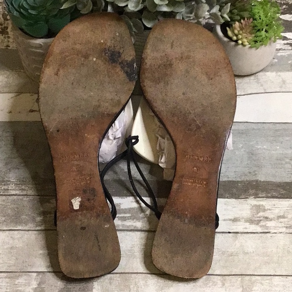 Hermes Sandals Sz 40 - Picture 6 of 11